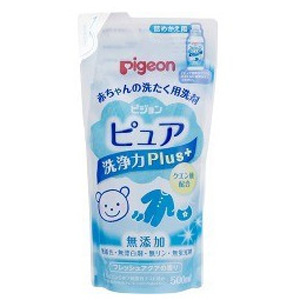 ピジョン Pigeon ピジョン 赤ちゃんの洗たく用洗剤 ピュア 洗浄力プラス 詰めかえ用 500ml