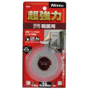 ニトムズ Nitto ニトムズ T4591 超強力両面テープ 粗面用 20mm×1m