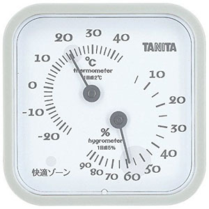 タニタ TANITA タニタ TT-557 温湿度計 グレー TANITA