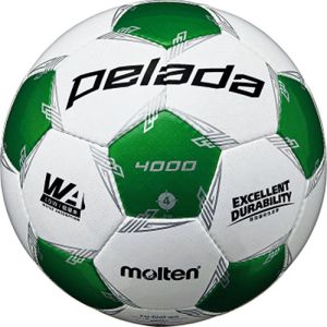 モルテン Molten モルテン ペレーダ4000 WH/Mグリーン 4号 検定球 サッカーボール F4L4000WG