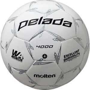 モルテン Molten モルテン ペレーダ4000 ホワイト 4号 検定球 サッカーボール F4L4000W