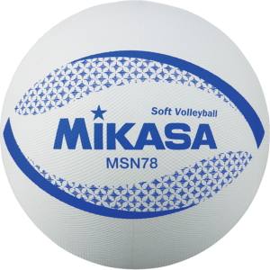 ミカサ MIKASA ミカサ カラーソフトバレーボール 検定球 W 78cm MSN78W MIKASA