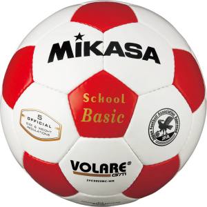 ミカサ MIKASA ミカサ 検定球5号 ホワイト×レッド SVC502SBC