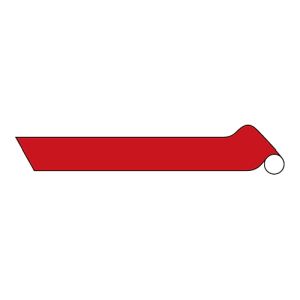 日本緑十字社 日本緑十字社 185501 配管識別テープ 赤 AH501 大 150mm 幅×2m アルミ