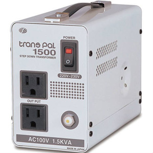 スワロー電機 変圧器 PAL1500EP ダウントランス(220-230V→100V・定格容量1.5KVA) PAL-1500EP