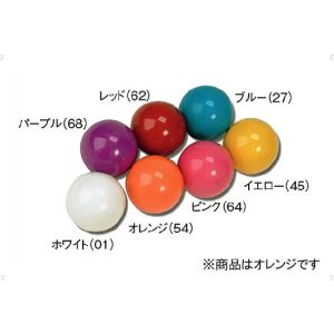 羽立工業 HATACHI ハタチ GB992 ゲートボール 練習球 カラーボール 1個 オレンジ 54 HATACHI