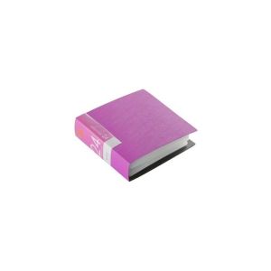 バッファロー BUFFALO バッファロー BSCD01F24PK CD/DVDファイル ブックタイプ 24枚収納 ピンク