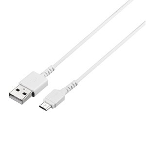 バッファロー BUFFALO USB2.0ケーブル(Type-A to microB) ホワイト 1.0m BSMPCMB110WH