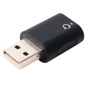 ミヨシ MCO オーディオ変換アダプタ USBポート-3.5mmミニジャック 4極タイプ PAA-U4P