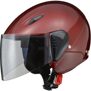 リード工業 LEAD リード工業 RE35 セミジェットヘルメット セリオ キャンディーレッド フリーサイズ LEAD