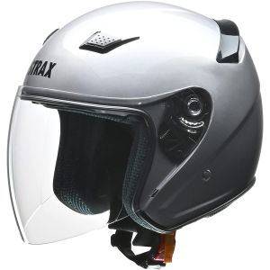 リード工業 LEAD リード工業 SJ-8 ジェットヘルメット シルバー Mサイズ LEAD