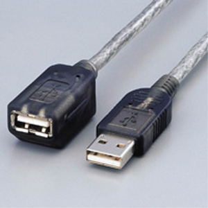 エレコム(ELECOM) マグネット内蔵USB延長ケーブル(グラファイト) 2m USB-EAM2GT