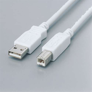 エレコム(ELECOM) フェライトコア内蔵USB2.0対応ケーブル(ABタイプ) USB2-FS05