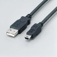 エレコム(ELECOM) USBケーブル A-miniB フェライトコア内蔵 1.8m USB-FSM518