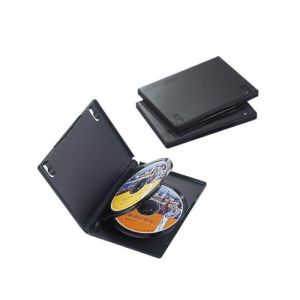 エレコム ELECOM DVDトールケース 3枚収納(3枚パック・ブラック) CCD-DVD07BK