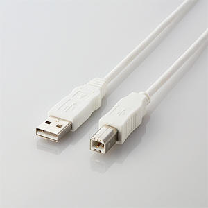 エレコム(ELECOM) RoHS対応USBケーブル/2.0m/ホワイト USB2-ECO20WH