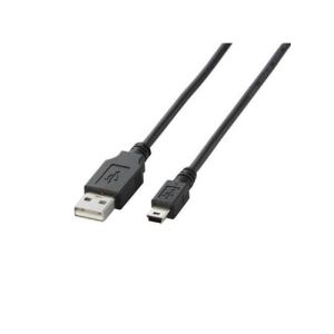 エレコム ELECOM エレコム U2C-M30BK USB2.0ケーブル A-miniBタイプ ノーマル 3m ブラック
