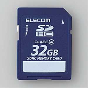 エレコム(ELECOM) SDHCカード/データ復旧サービス付/Class4/32GB MF-FSD032GC4R