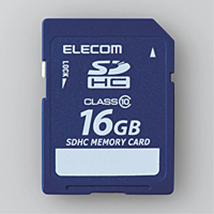 エレコム(ELECOM) SDHCカード/データ復旧サービス付/Class10/16GB MF-FSD016GC10R