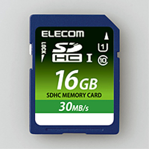 エレコム(ELECOM) SDHCカード/データ復旧サービス付/UHS-I 30MB/s/16GB MF-FS016GU11LRA