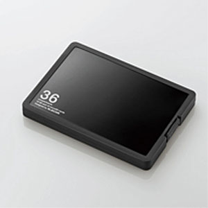 ELECOM エレコム CMC-SDCPP36BK メモリカードケース インデックス台紙付き SD18枚+microSD18枚収納 ブラック