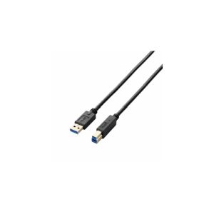 エレコム(ELECOM) USB3.0ケーブル/A-Bタイプ/スタンダード/1m/ブラック USB3-AB10BK
