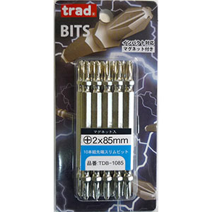 TRAD TRAD TDB-1085 先端スリムビット 10本組 三共コーポレーション