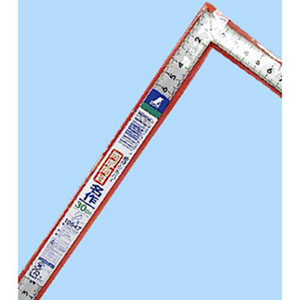 シンワ測定 SHINWA シンワ測定 10647 曲尺同厚 シルバー 30cm 表裏同目 名作 JIS