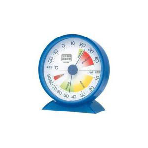 エンペックス EMPEX エンペックス TM-2426 生活管理 温度 湿度計 卓上用 クリアブルー