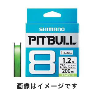 シマノ SHIMANO シマノ SHIMANO ピットブル(PITBULL) 8 ライムグリーン 2号 200m PL-M68R