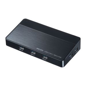 サンワサプライ SANWA SUPPLY サンワサプライ USB-3H1006BK USB3.2Gen1 10ポートハブ
