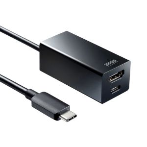 サンワサプライ SANWA SUPPLY サンワサプライ USB-3TCH34BK HDMI変換アダプタ USB Type-Cハブ付き