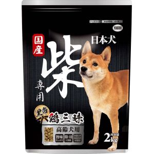 イースター イースター 日本犬 柴専用 黒帯 鶏三昧 高齢犬用 2kg