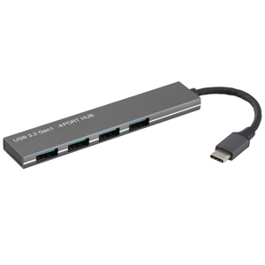 オーム電機 OHM オーム電機 PC-SH4PC06-H USBハブ 4ポート USB3.2Gen1対応 USBTypeCコネクタ 01-3974