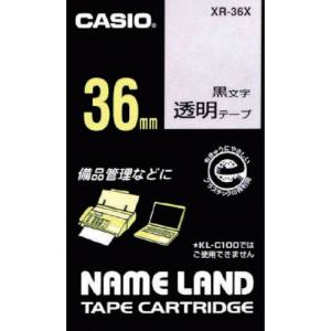 カシオ CASIO カシオ XR-36X ネームランド用テープカートリッジ 粘着タイプ 36mm