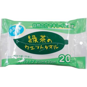 コーヨー化成 コーヨー化成 00-0158 緑茶のウェットタオル20枚