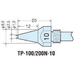 太洋電機 グット goot グット TP-100N-10 替ノズル φ1.0 goot 太洋電機