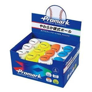 プロマーク Promark プロマーク LB-1324N やわらか硬式ボール 24球入 アソート