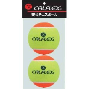 カルフレックス CALFLEX カルフレックス LB-2 テニスボール 硬式少年用 2球入ステージ2 イエロー/オレンジ