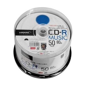 ハイディスク HI DISC ハイディスク TYCR80YMP50SP CD-R CDR 700MB 48倍速50枚 TYコード 音楽用 磁気研究所