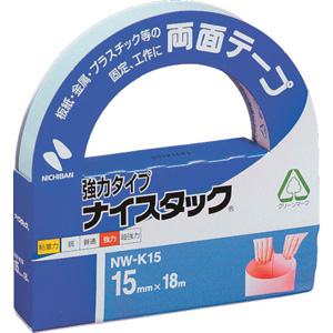 ニチバン Nichiban ニチバン 両面テープ ナイスタック強力タイプ 15mmX18m NW-K15