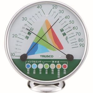 トラスコ TRUSCO トラスコ アナログ熱中症インフルエンザ警告計 AWM-130