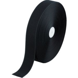 トラスコ中山 TRUSCO マジックテープ 縫製用B側 幅50mm×長さ25m 黒
