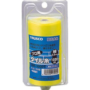 トラスコ TRUSCO トラスコ 蛍光水糸 プロ用タイル糸VR 細0.6mm 1000m巻 1巻 MI-1000T