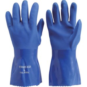 トラスコ TRUSCO トラスコ 耐油ビニール手袋 ロングタイプ Lサイズ TGL-233L