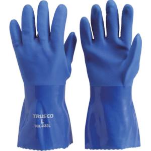 トラスコ TRUSCO トラスコ 耐油ビニール手袋 ロングタイプ LLサイズ TGL-233LL