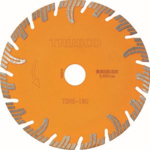 トラスコ中山 TRUSCO ダイヤモンドカッタープロテクトセグメント 180×2.4T×25.4 TDHS-180 メーカー直送 代引不可