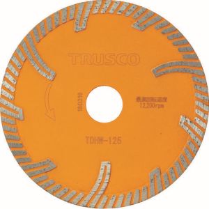 トラスコ中山 TRUSCO ダイヤモンドカッタープロテクトウエーブ 125×2.0T×22 TDHW-125 メーカー直送 代引不可