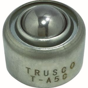 トラスコ中山 TRUSCO ボールキャスター プレス成型品上向用 スチール製ボール T-A5C