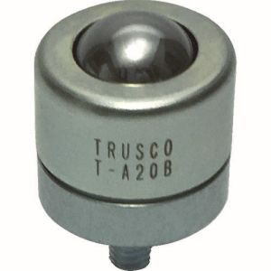 トラスコ中山 TRUSCO ボールキャスター 切削加工品上向用 スチール製ボール T-A20B メーカー直送 代引不可